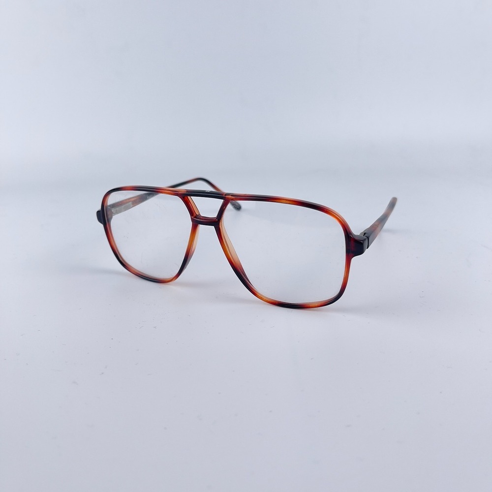 Marcus Unisex Eyeglasses Frame Black & Orange Plastic Full Rim 54-18-145‎ mm